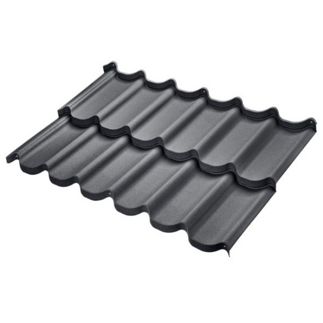 Модульная черепица BUDMAT Bella Sara (Графитовый) D-MATT