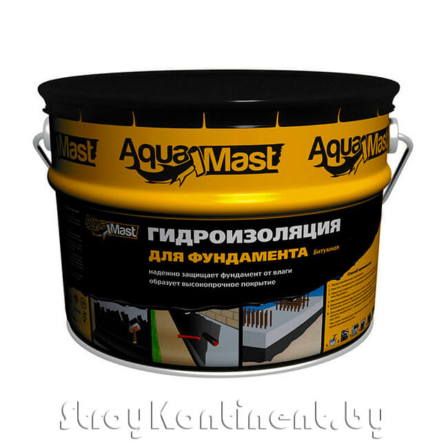 Мастика гидроизоляционная битумная холодная AguaMast