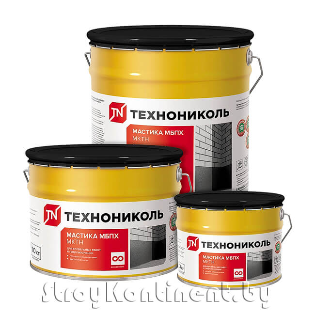 Мастика кровельная и гидроизоляционная ТехноНИКОЛЬ №24 «МКТН» (МБПХ)