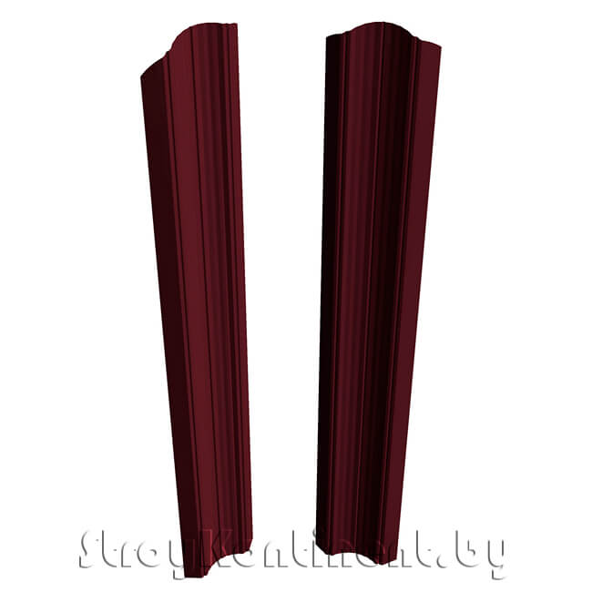 Металлический штакетник вертикальный М-96 (рифлёный)