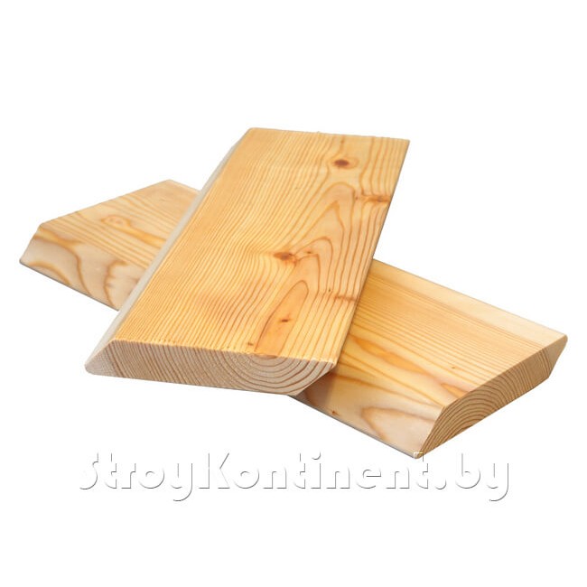 Планкен фасадный лиственница скошенный (ромбус) 20x120(143)x3000 мм сорт AB, C