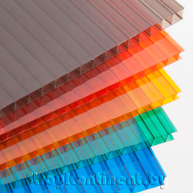 Поликарбонат сотовый цветной Sotek-5