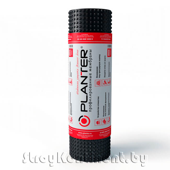 Профилированная мембрана PLANTER Standard (Плантер Стандарт) 15x2 м