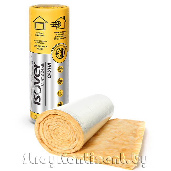 Утеплитель Изовер ISOVER Сауна